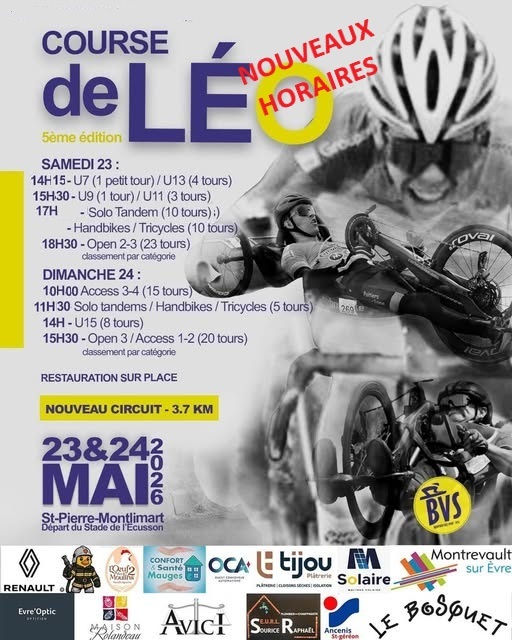 HORAIRES COURSE DE LEO 2026