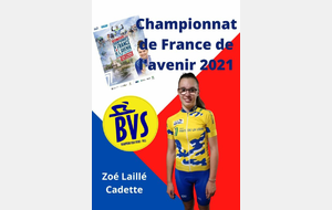 Zoé Laillé aux Championnats de France de l'Avenir