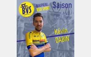 Présentation des nouveaux coureurs 2022 : Bienvenue à Kévin Dabin