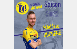 Présentation des nouveaux coureurs 2022 : Bienvenue Médéric Duchêne