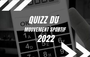 Quizz du mouvement sportif 2022 : demi finale