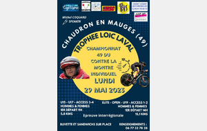 Trophée Loic Laval Championnat Contre la montre 29 mai 2023