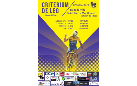 Résultats de la course de Léo à St Pierre Montlimart