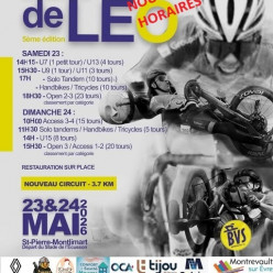 HORAIRES COURSE DE LEO 2026